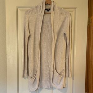 American Eagle Outfitters Women's Beige Cardigan w/ pockets